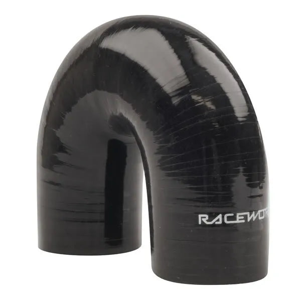 Raceworks 180Deg 3.25In (82mm) Black SHE-180-325BK