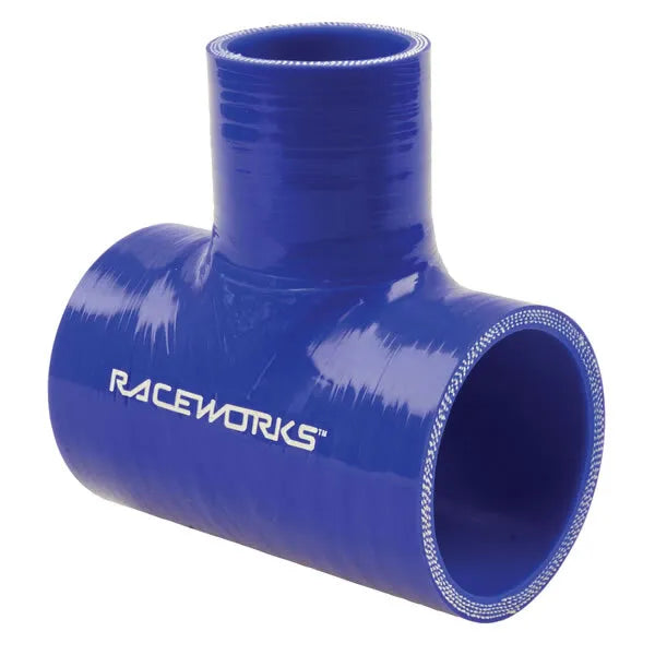 Raceworks Hose Tee 2.25In Id1.50In Spout Blue SHT-225150BE