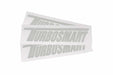 TS Car Decal - White 350mm x 80mm