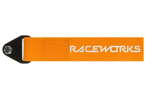 Raceworks Fluoro Orange Flexible Tow Strap VPR-021FO