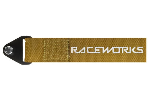 Raceworks Gold Flexible Tow Strap VPR-021GD