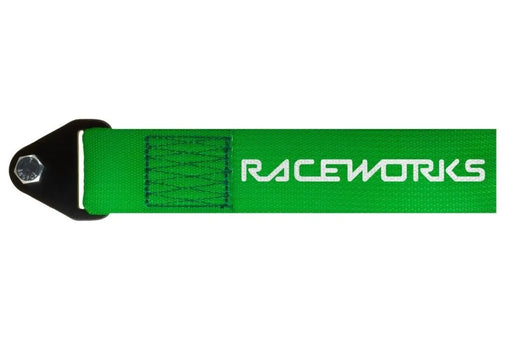 Raceworks Green Flexible Tow Strap VPR-021GN