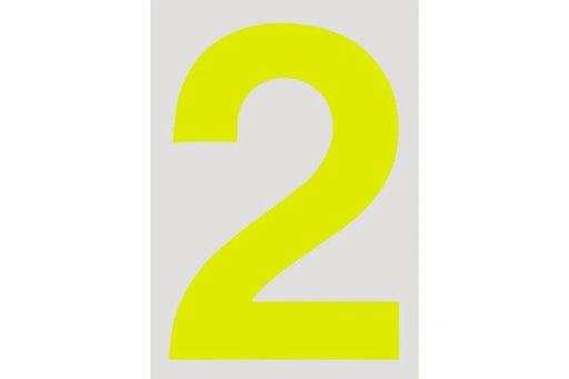 Raceworks 15Cm Day Glo Number 2 Cams Approved VPR-025-2