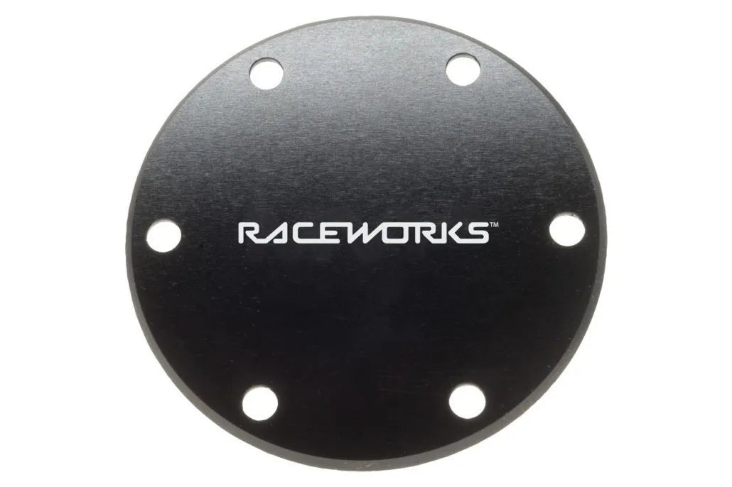 Raceworks Round Steering Wheel Centre Blanking Plate VPR-198