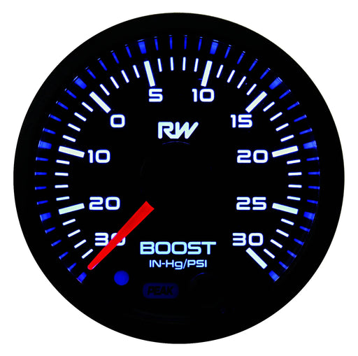 Raceworks Raceworks 52mm Electronic Boost/Vac Gauge (Psi) Kit VPR-300