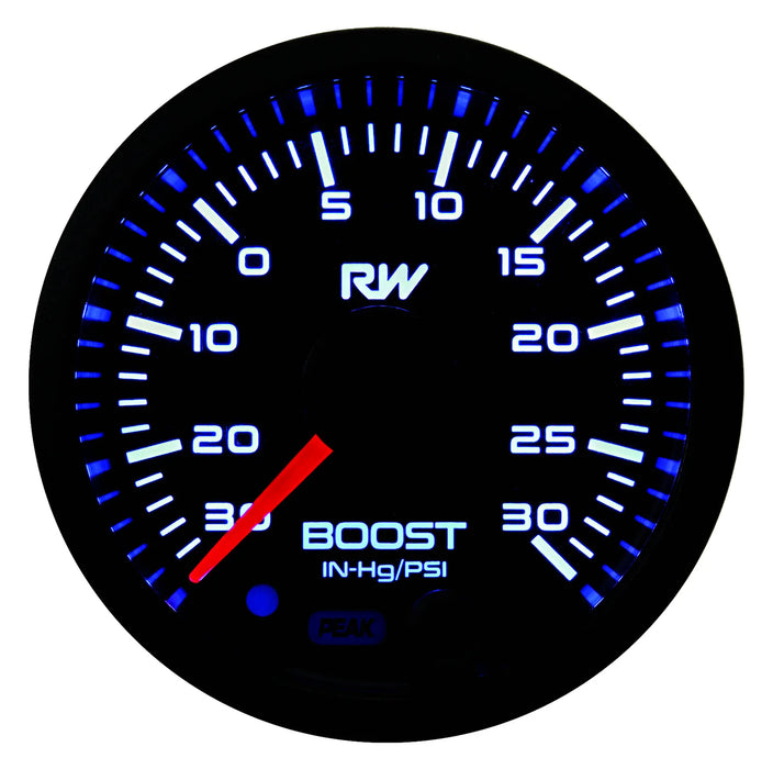 Raceworks Raceworks 52mm Electronic Boost/Vac Gauge (Psi) Kit VPR-300