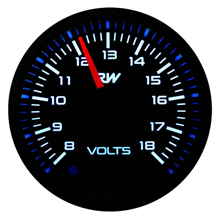 Raceworks Raceworks 52mm Electronic Voltmeter Gauge Kit VPR-305