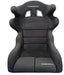 Raceworks Fibreglass Medium Raceworks Seat With Wings Black Cloth Fia Approved VPR-403-M